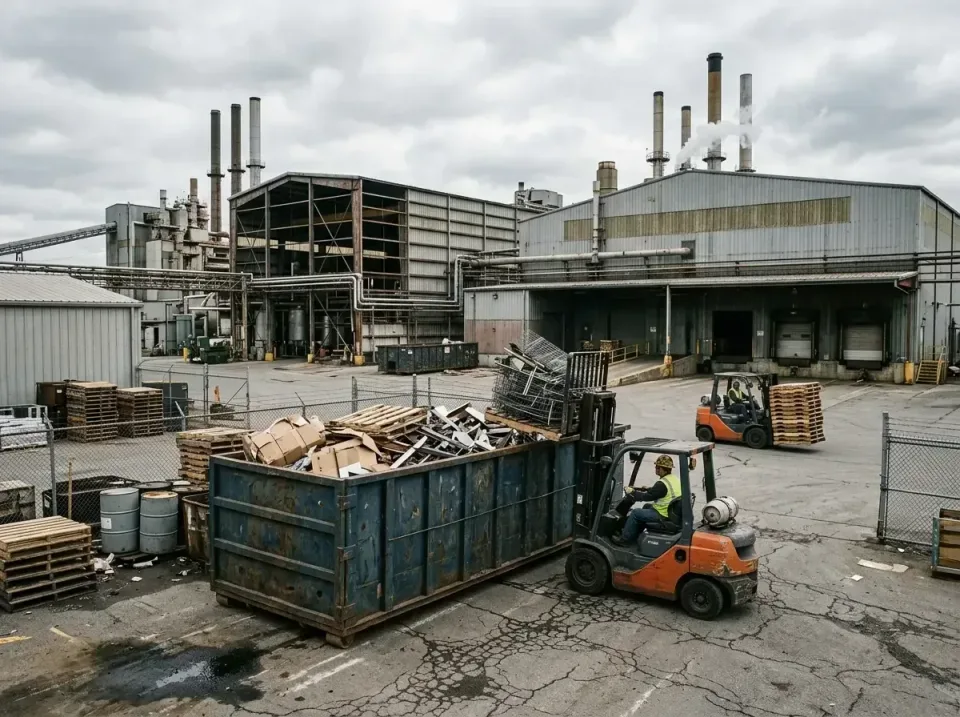 industrial-factory-scrap-conta-003 — frequently asked questions, Cheap Roll-off Dumpster Rentals in Ludington, MI
